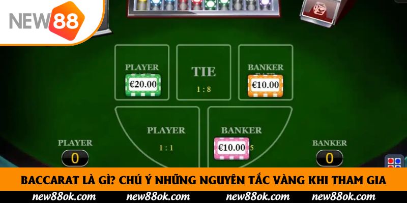 Baccarat Là Gì? Chú Ý Những Nguyên Tắc Vàng Khi Tham Gia